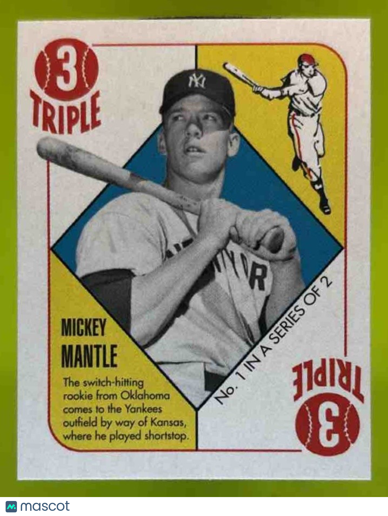 2007 Topps Mickey Mantle Walmart #WM7 New York Yankees 51T - Sports Cards