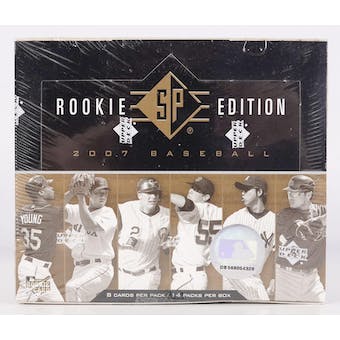 2007 Upper Deck SP Rookie Edition Baseball Hobby Box - MLB Hobby Box