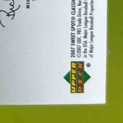 2007 Upper Deck Sweet Spot Classic Nolan Ryan Memorabilia #CM-RY Texas Rangers - Sports Cards