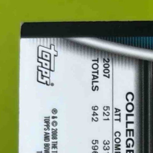 2008 Bowman Joe Flacco Gold #170 RC Baltimore Ravens - Sports Cards