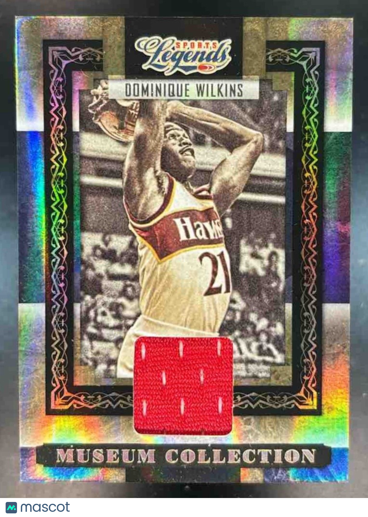 2008 Donruss Sports Legends Dominique Wilkins Museum Collection Patch /100 MEM - Sports Cards