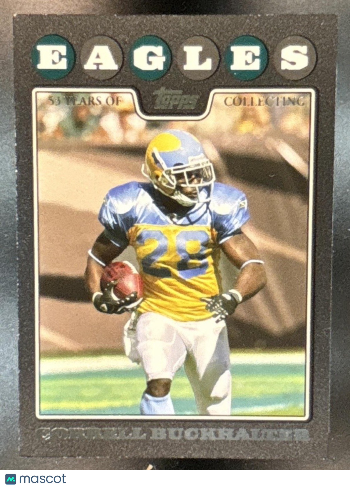 2008 Topps Correll Buckhalter Black /53 #109 Philadelphia Eagles - Sports Cards