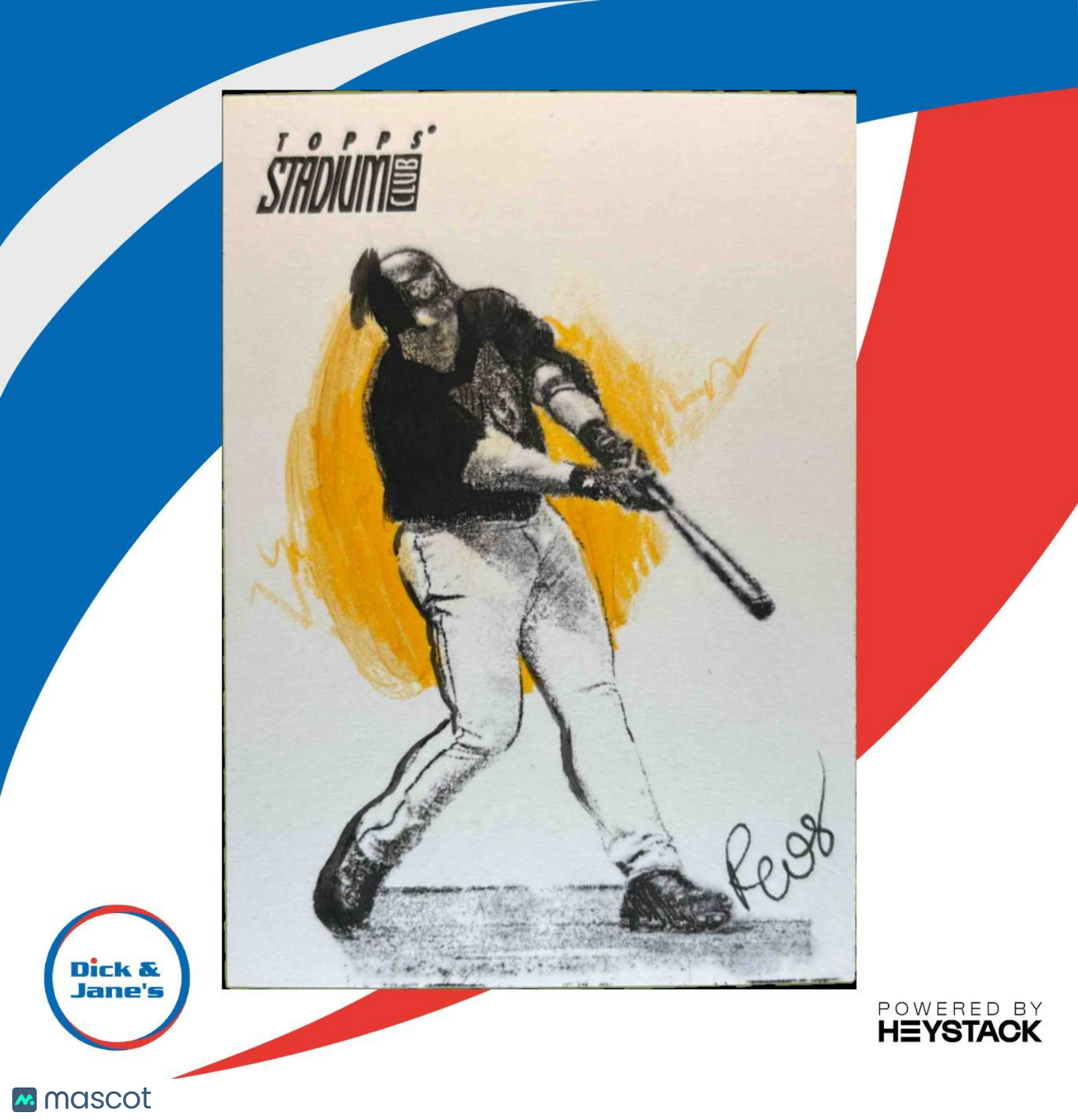 2008 Topps Stadium Club Sketches David Wright 1/1 New York Mets Sketch Card - Sports Cards