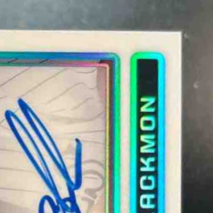 2009 Bowman Charlie Blackmon Chrome Auto Prospects Refractor 100/500 #BCP121 - Sports Cards
