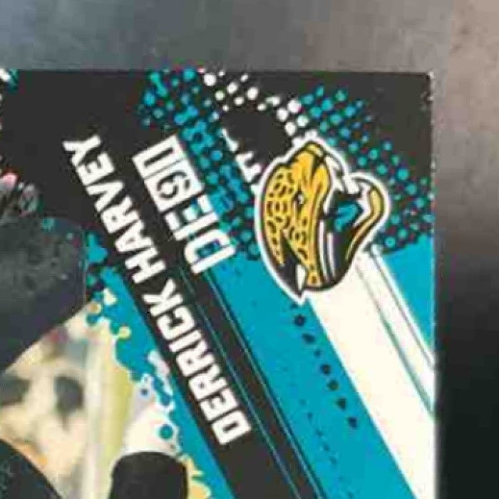 2009 Panini Score Inscriptions Derrick Harvey Auto #134 Jacksonville Jaguars - Sports Cards