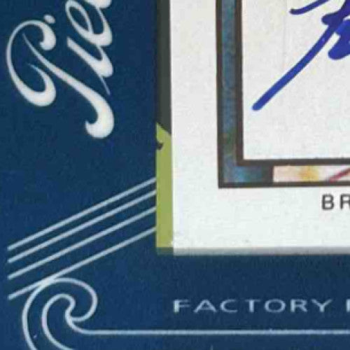 2009 Topps 206 Ryan Braun Mini Framed Auto #FMA-10 Milwaukee Brewers - Sports Cards