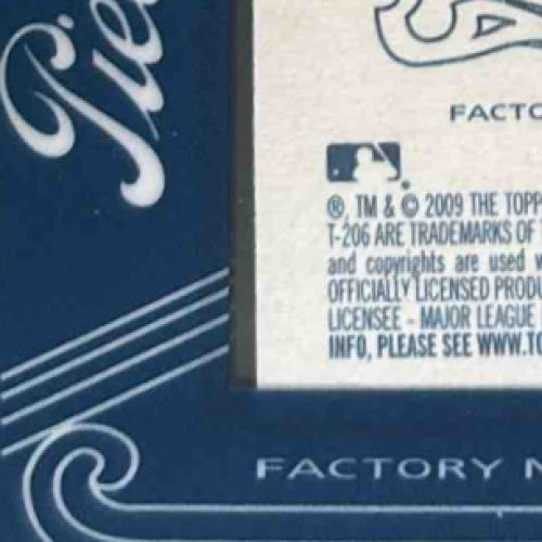 2009 Topps 206 Ryan Braun Mini Framed On Card Auto #FMA-10 Milwaukee Brewers - Sports Cards