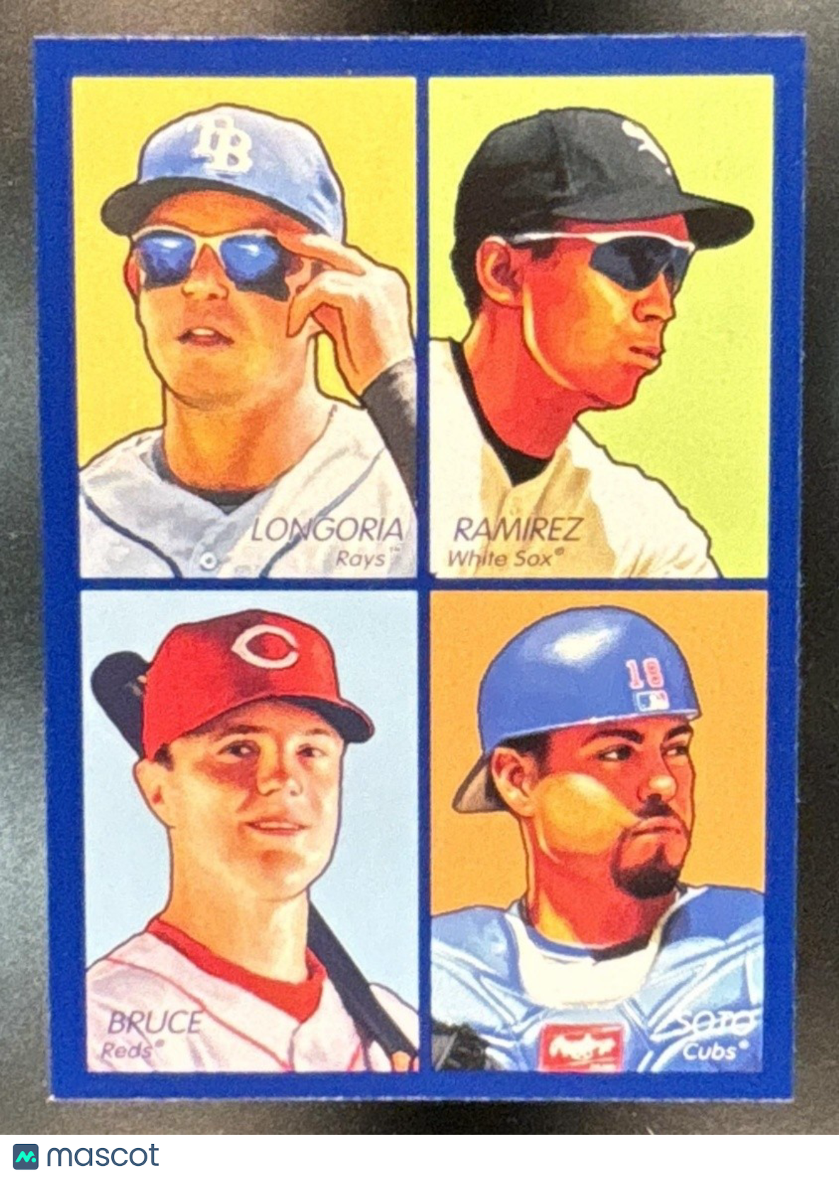 2009 Upper Deck Goudey Evan Longoria Alexei Ramirez Geovany Soto Jay Bruce Blue - Sports Cards