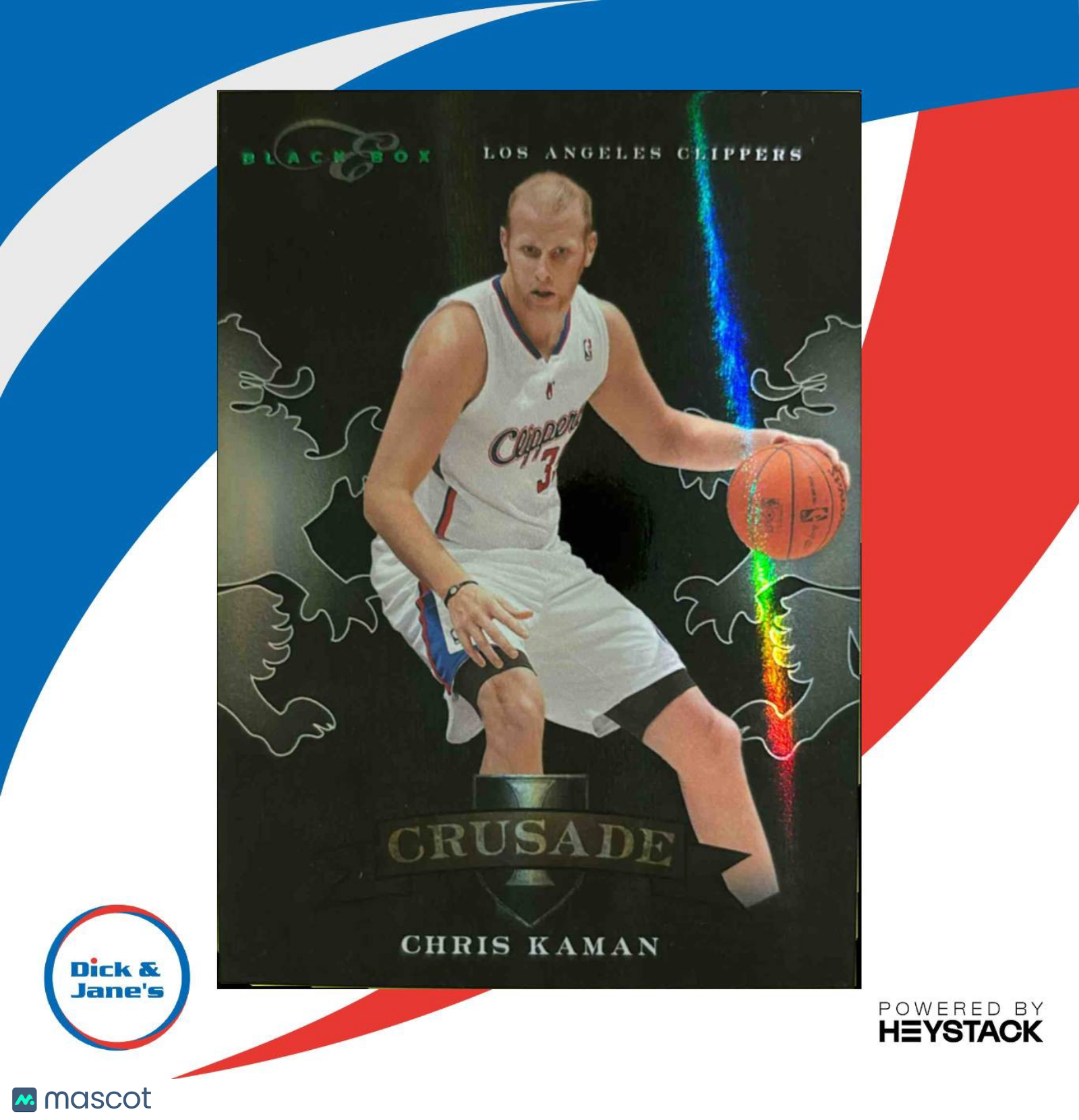 2010-11 Panini Elite Black Box Chris Kaman Crusade 25/25 Los Angeles Clippers - Sports Cards