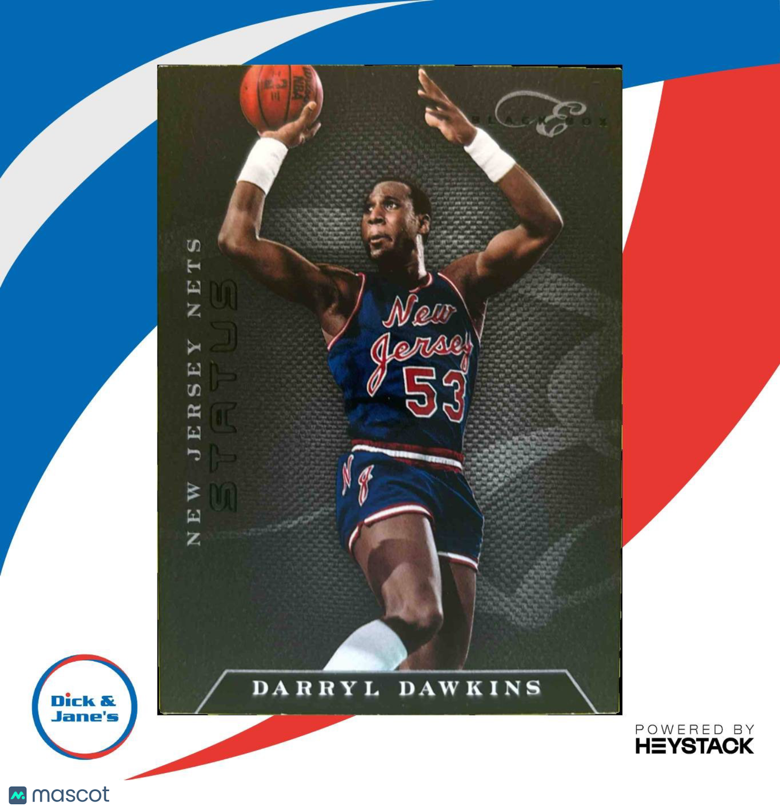 2010-11 Panini Elite Black Box Darryl Dawkins /99 #126 New Jersey Nets - Sports Cards