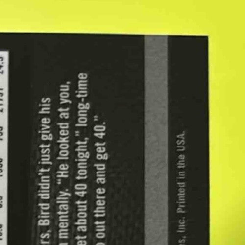 2010-11 Panini Elite Black Box Larry Bird Status /99 #130 Boston Celtics - Sports Cards