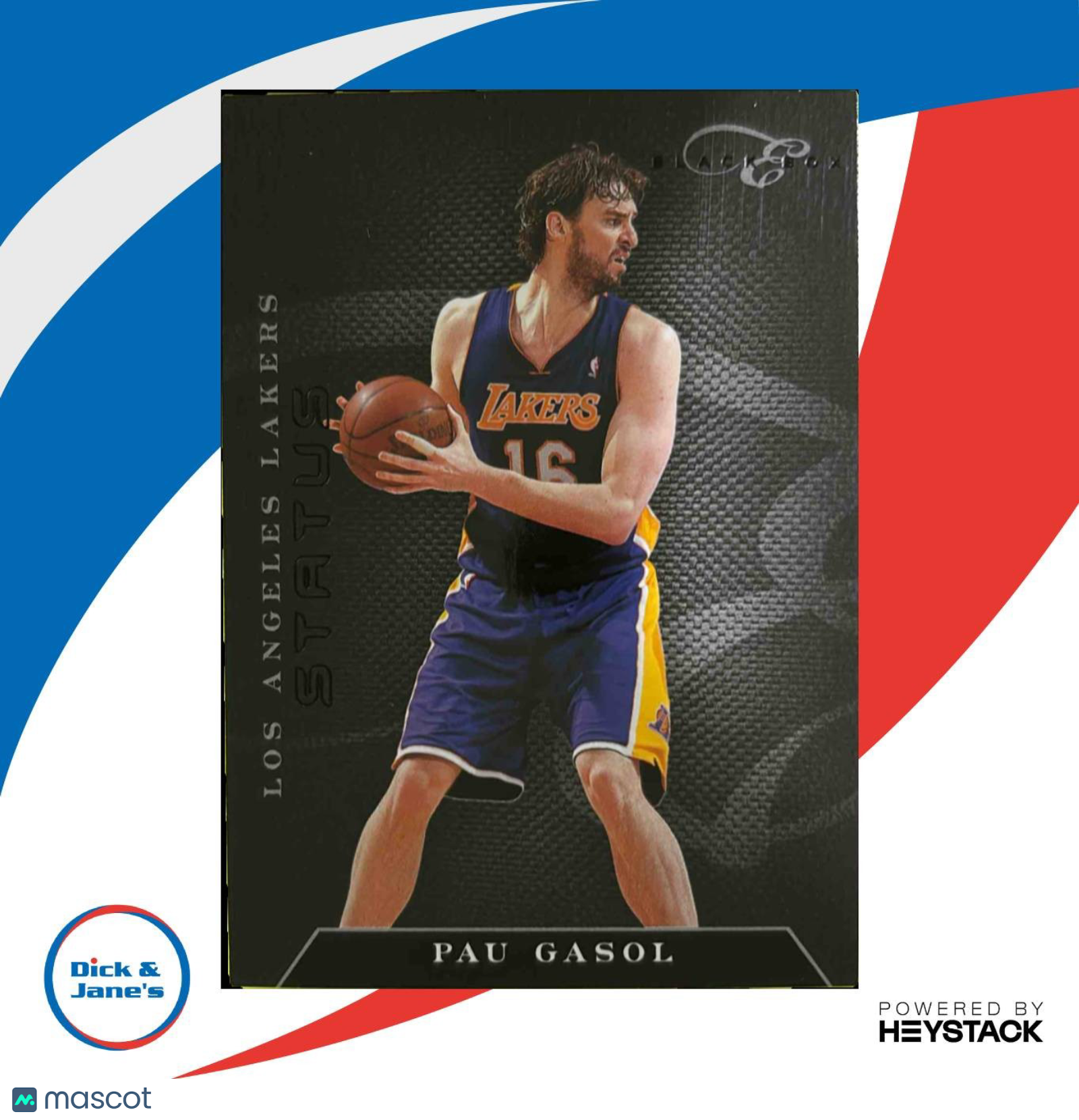 2010-11 Panini Elite Black Box Pau Gasol Status /99 #59 Los Angeles Lakers - Sports Cards
