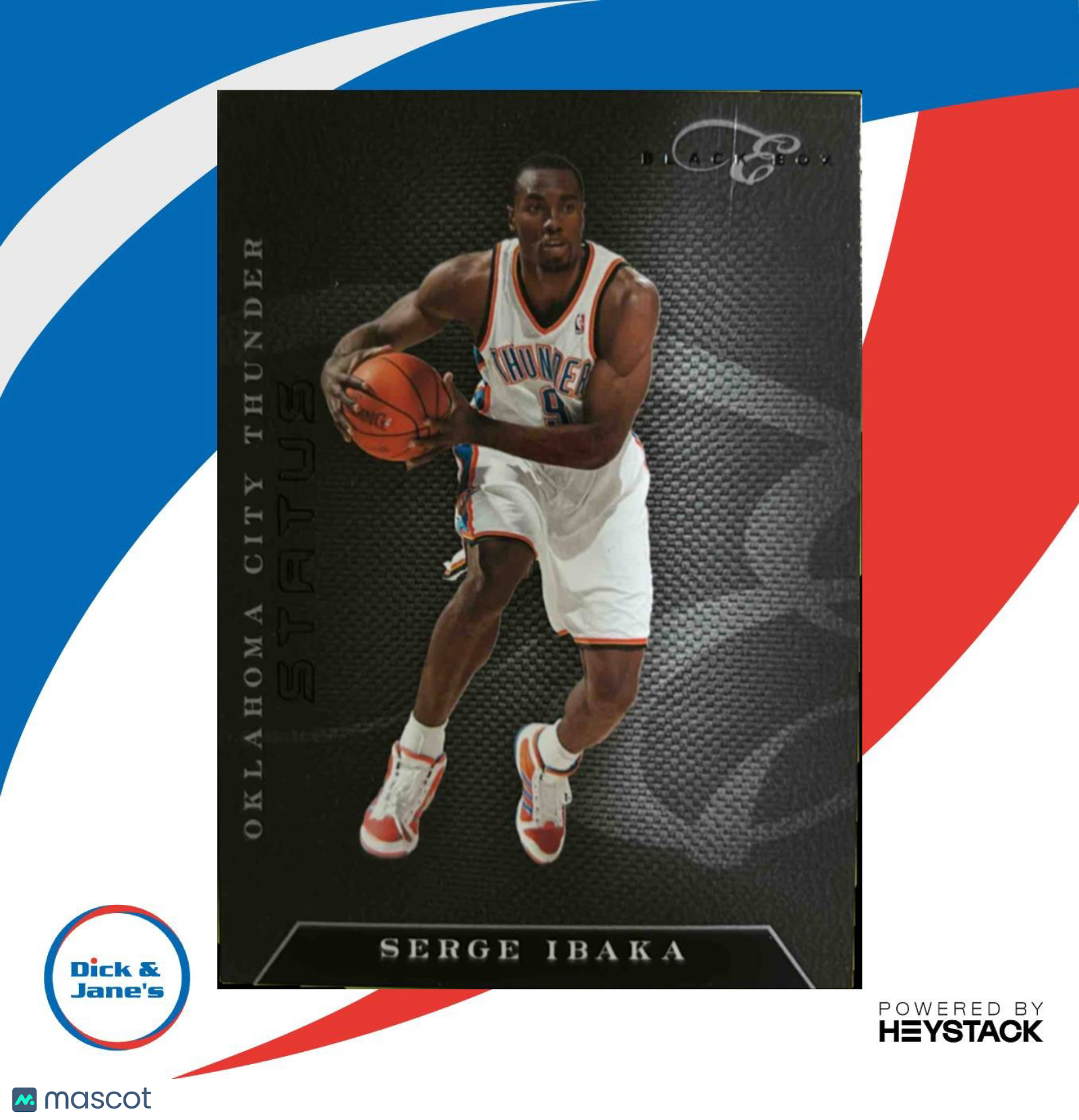 2010-11 Panini Elite Black Box Serge Ibaka Status /99 #35 Oklahoma City Thunder - Sports Cards