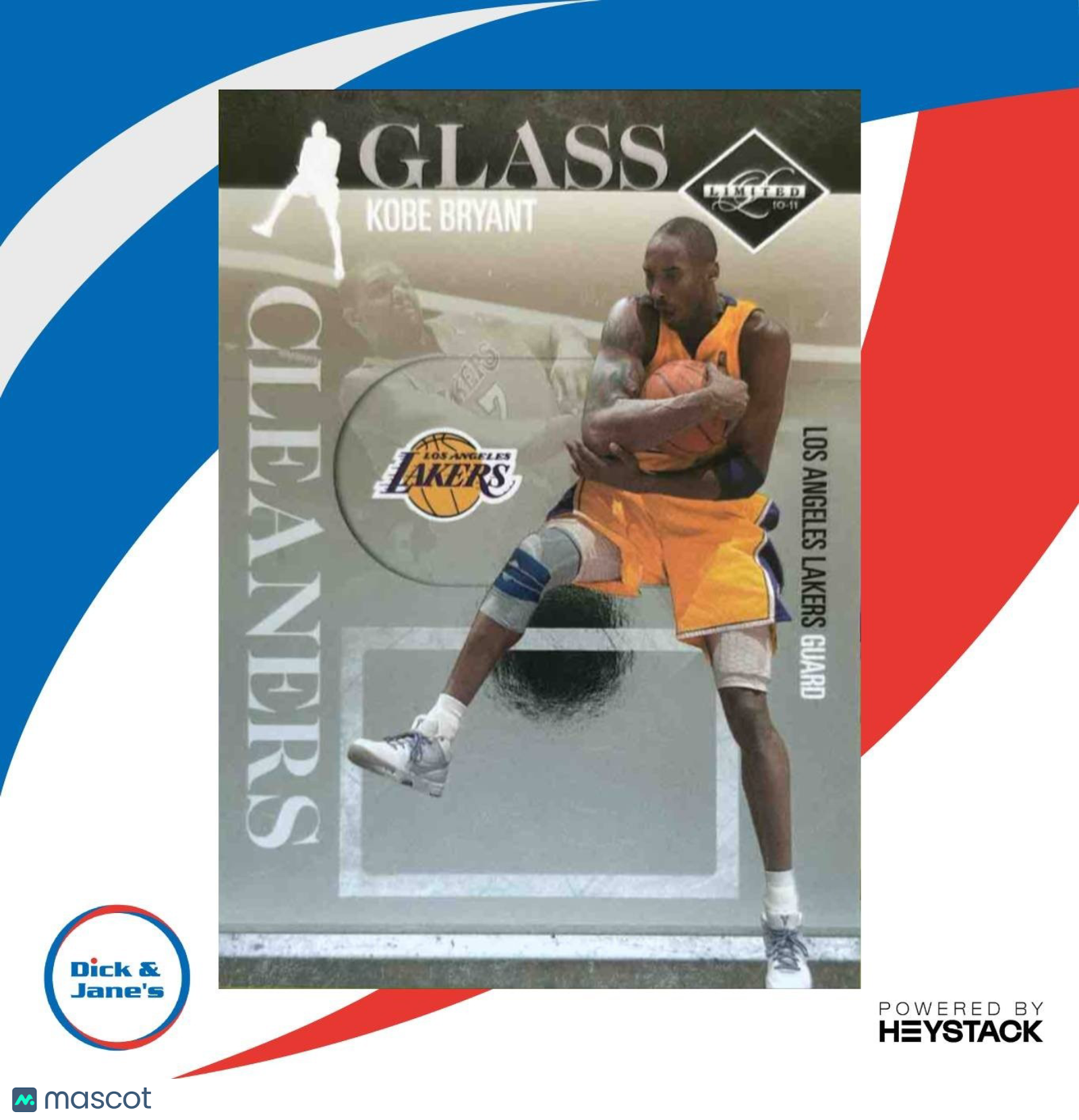 2010-11 Panini Limited Kobe Bryant Glass Cleaners 27/149 #20 Los Angeles Lakers - Sports Cards