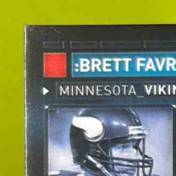2010 Absolute Memorabilia Brett Favre Tools of Trade Double Material /25 Vikings - Sports Cards