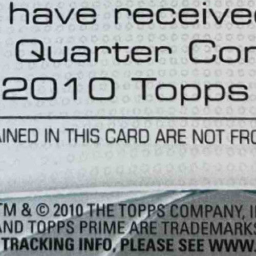 2010 Topp Prime Carson Palmer Jordan Shipley Tom Brady Taylor Price Relics /124 - Sports Cards