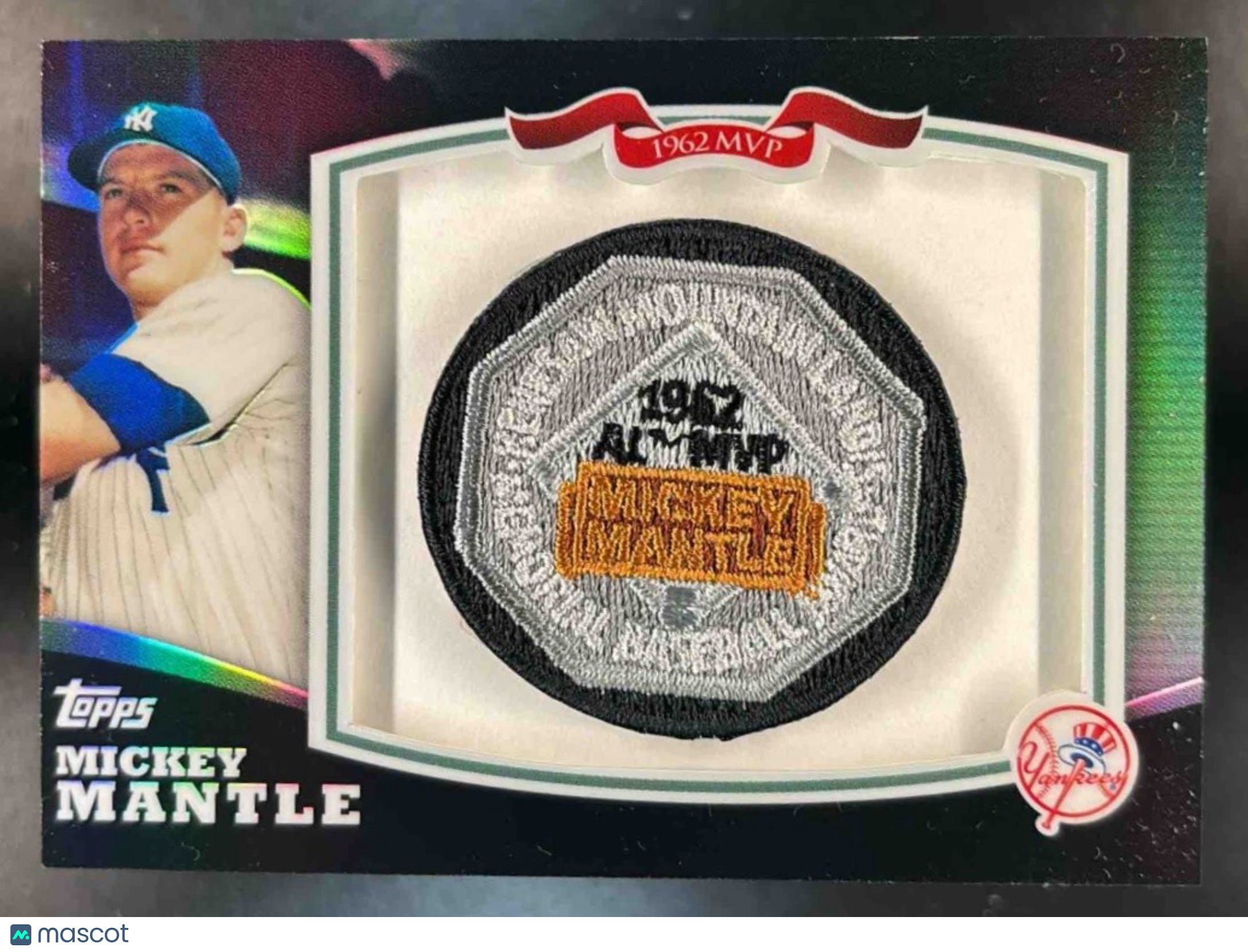 2010 Topps Mickey Mantle MVP Manufactured Patches #HOF MM3 New York Yankees - Sports Cards