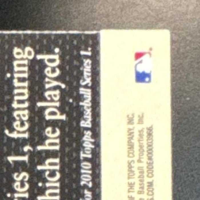 2010 Topps Robin Roberts Manufactured Commemorative Patch Philadelphia Phillies - Sports Cards