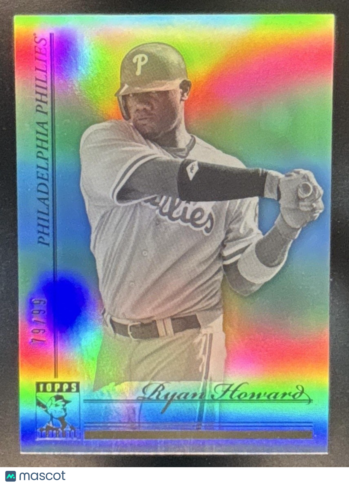 2010 Topps Tribute Ryan Howard Holo /99 #69 Philadelphia Phillies - Sports Cards