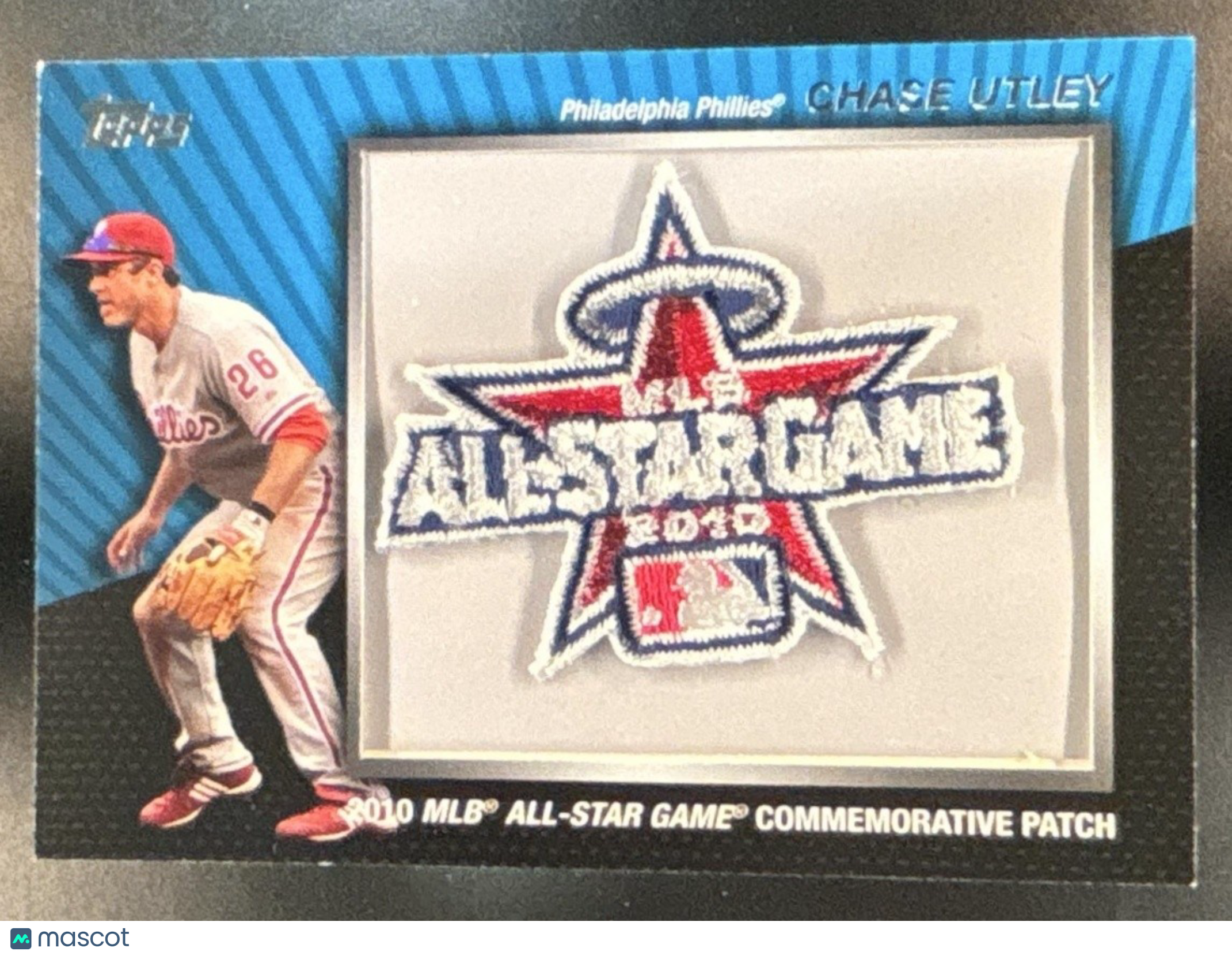 2010 Topps Update Chase Utley Manufactured Commemorative Patch #MCP146 - Sports Cards