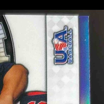 2011 Bowman Sterling David Lyon USA Baseball Relics #USAR-DL MEM - Sports Cards