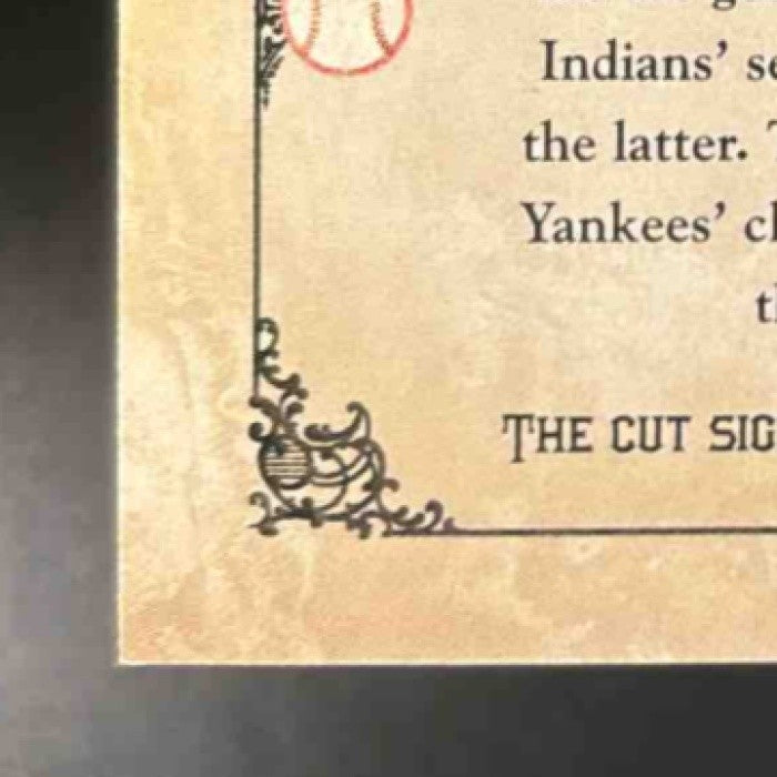 2011 Donruss Limited Cuts Signatures #34 Bob Lemon /49 Cut Auto - Sports Cards