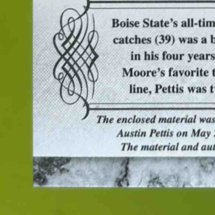 2011 Panini Plates & Patches Austin Pettis /499 #225 RC Auto St. Louis Rams - Sports Cards