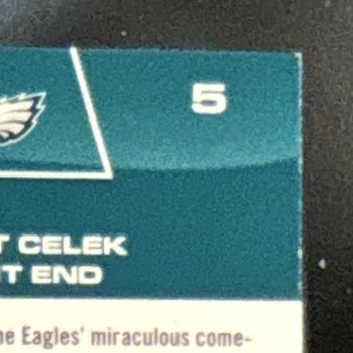2011 Panini Prestige Brent Celek Prestigious Pros Red #5 Philadelphia Eagles - Sports Cards