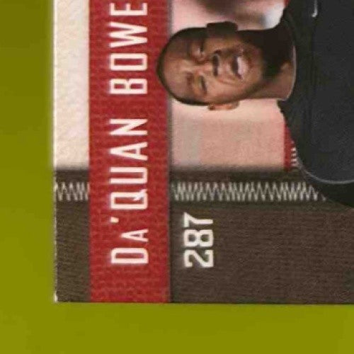 2011 Panini Threads Da Quan Bowers /300 RC Auto Tampa Bay Buccaneers Letter O - Sports Cards