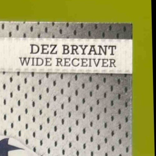 2011 Panini Threads Dez Bryant 2010 All Rookie Team Prime /99 #2 Dallas Cowboys - Sports Cards