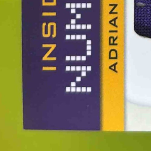 2011 Prestige Adrian Peterson Inside The Numbers Materials Prime 42/50 Vikings - Sports Cards