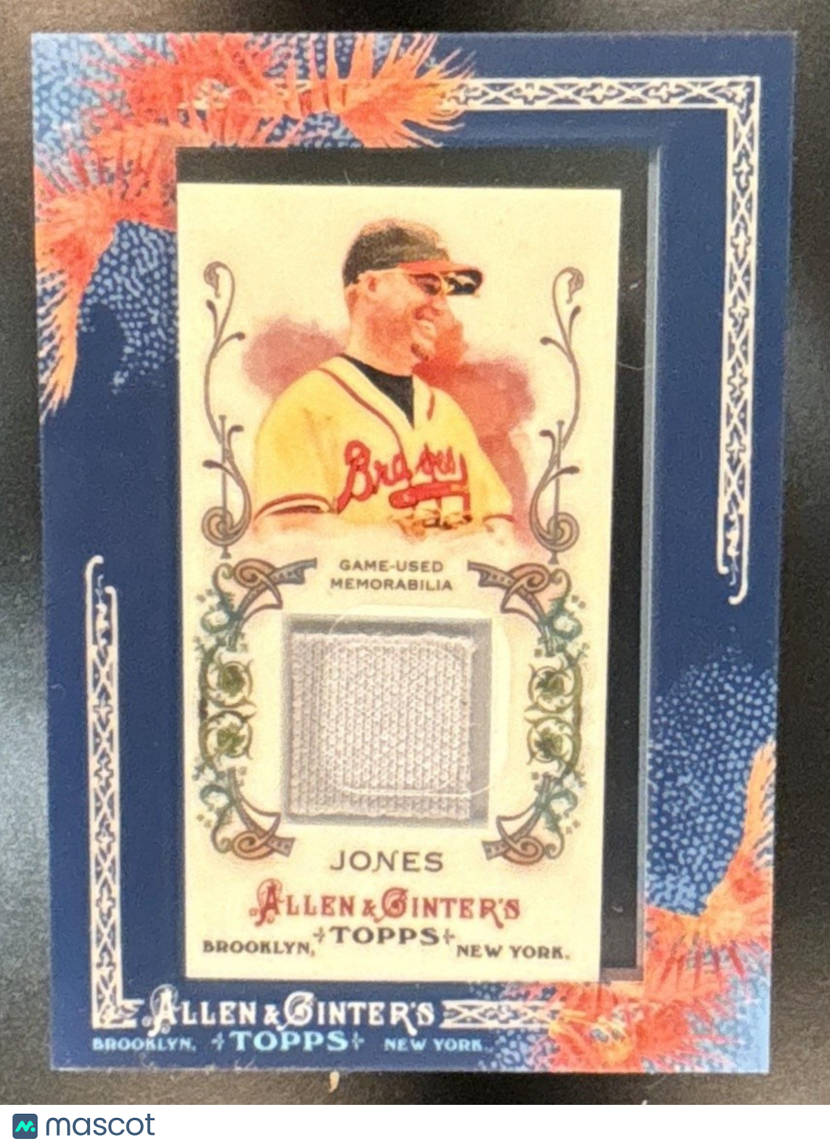 2011 Topps Allen & Ginter Chipper Jones Relics #AGR-CJ Atlanta Braves - Sports Cards