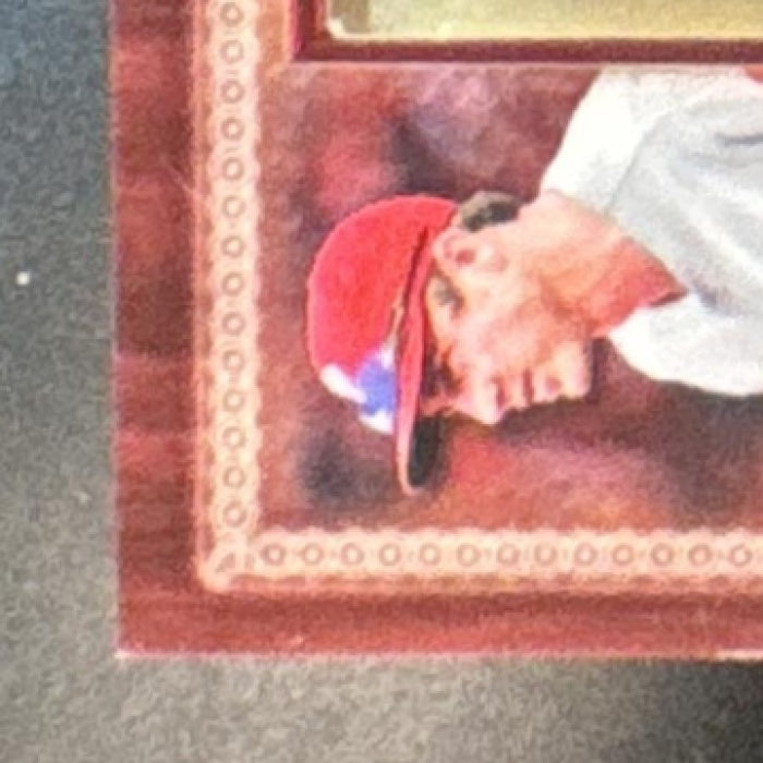 2011 Topps Chase Utley Throwback Logo Manufactured Patch Philadelphia Phillies - Sports Cards