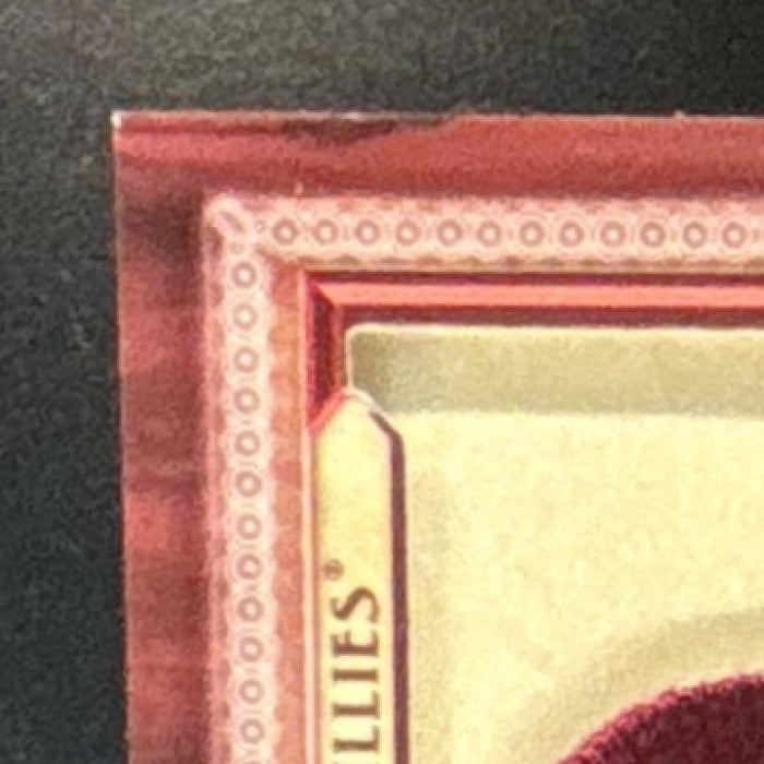 2011 Topps Chase Utley Throwback Logo Manufactured Patch Philadelphia Phillies - Sports Cards