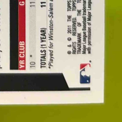 2011 Topps Chris Sale Gold 0210/2011 #65 RC Chicago White Sox Rookie Card - Sports Cards
