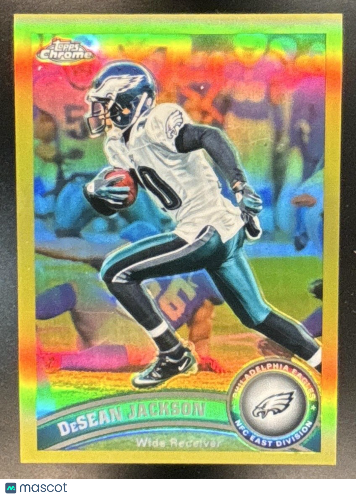 2011 Topps Chrome DeSean Jackson Gold Refractor /50 #78 Philadelphia Eagles - Sports Cards