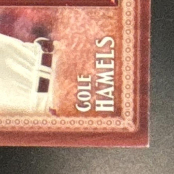 2011 Topps Cole Hamels Logo Manufactured Patch #TLMP-CU - Sports Cards