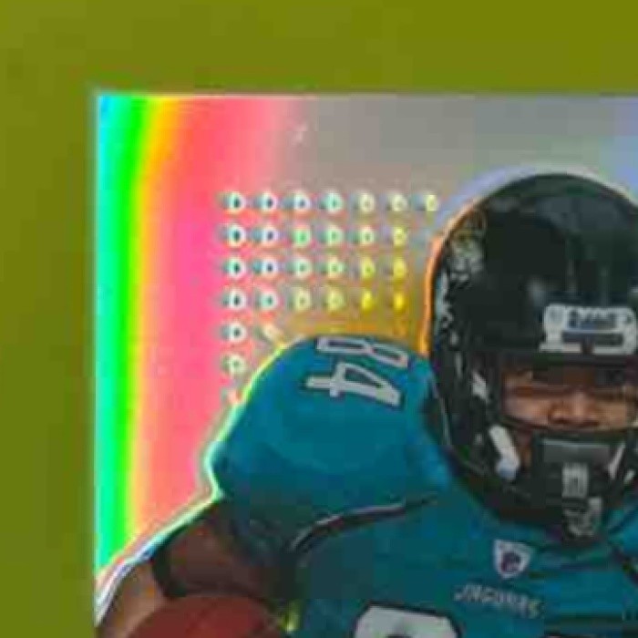 2011 Topps Finest Cecil Shorts III Jumbo Jersey Auto Gold /25 RC Jaguars - Sports Cards