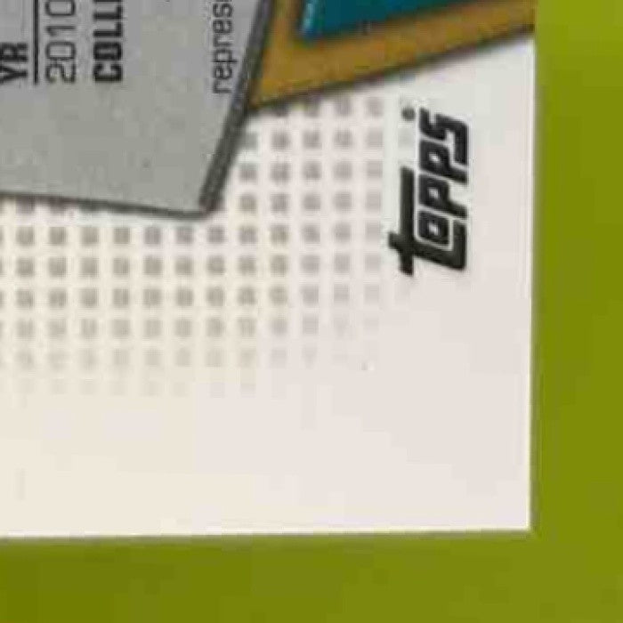 2011 Topps Finest Cecil Shorts III Jumbo Jersey Auto Gold /25 RC Jaguars - Sports Cards