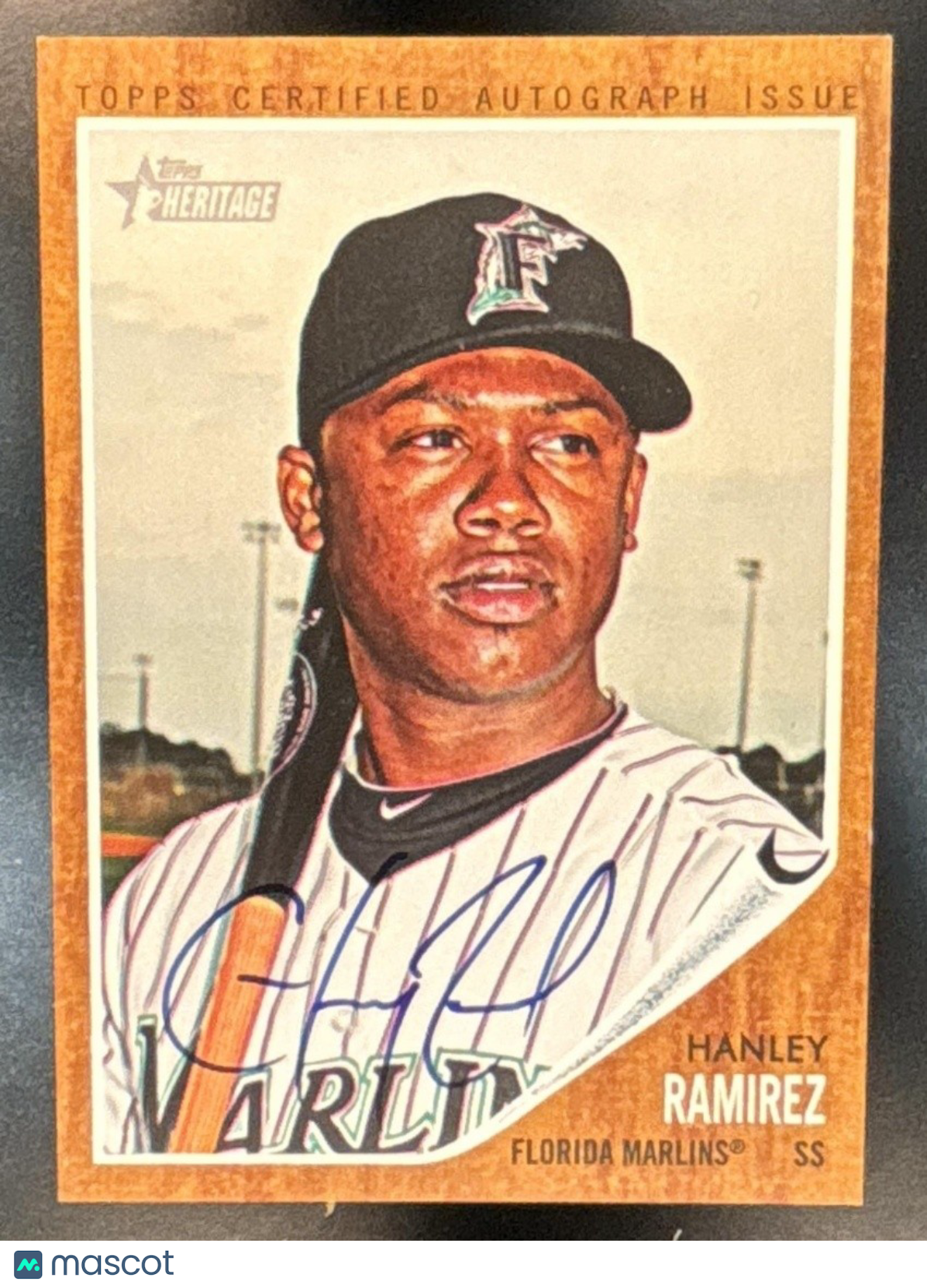 2011 Topps Heritage Hanley Ramirez Real One Auto #ROA-HR - Sports Cards