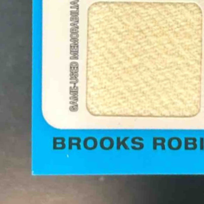 2011 Topps Lineage Brooks Robinson 1975 Mini Relics #75R-BR Baltimore Orioles - Sports Cards