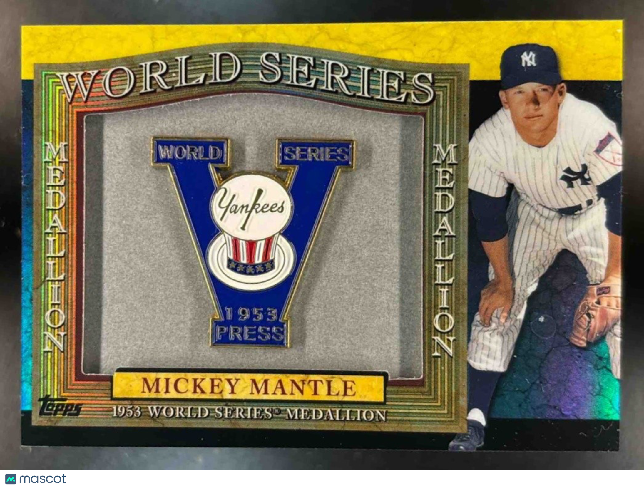 2011 Topps Mickey Mantle World Series Manufactured Medallions New York Yankees - Sports Cards