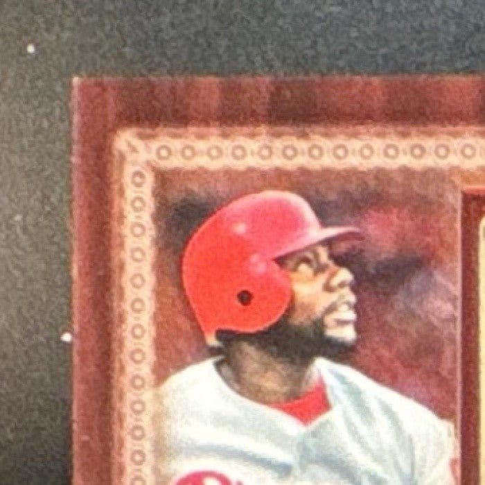 2011 Topps Ryan Howard Throwback Logo Manufactured Patch Philadelphia Phillies - Sports Cards