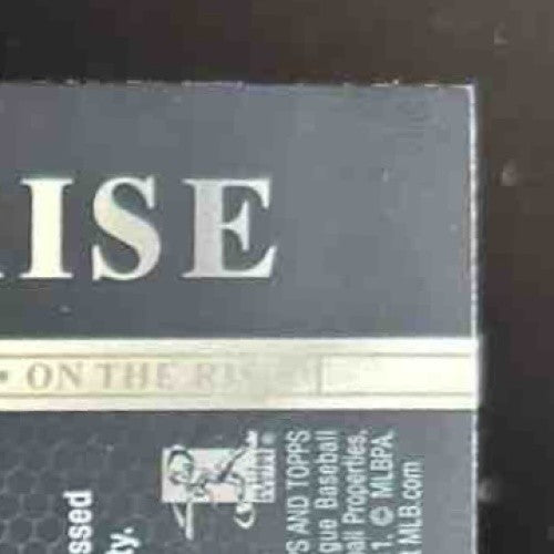 2011 Topps Tier One Anthony Rizzo On The Rise Auto 939/999 RC San Diego Padres - Sports Cards