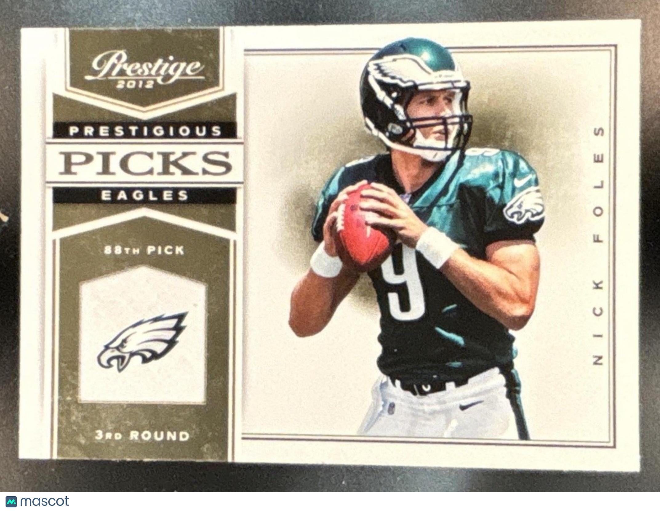 2012 Panini Prestige Nick Foles Prestigious Picks #26 RC Philadelphia Eagles - Sports Cards