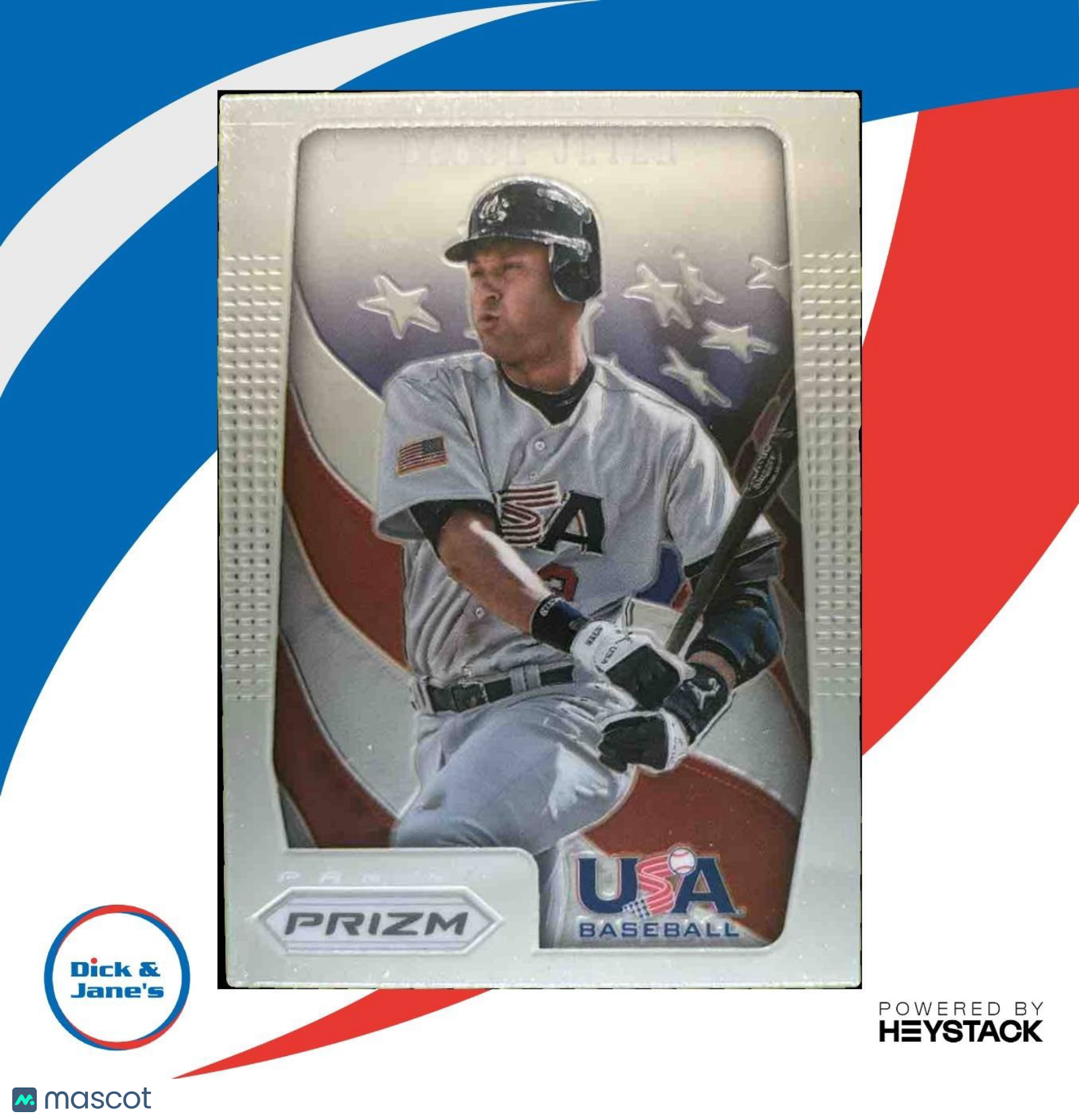 2012 Panini Prizm Derek Jeter USA Baseball #USA8 - Sports Cards