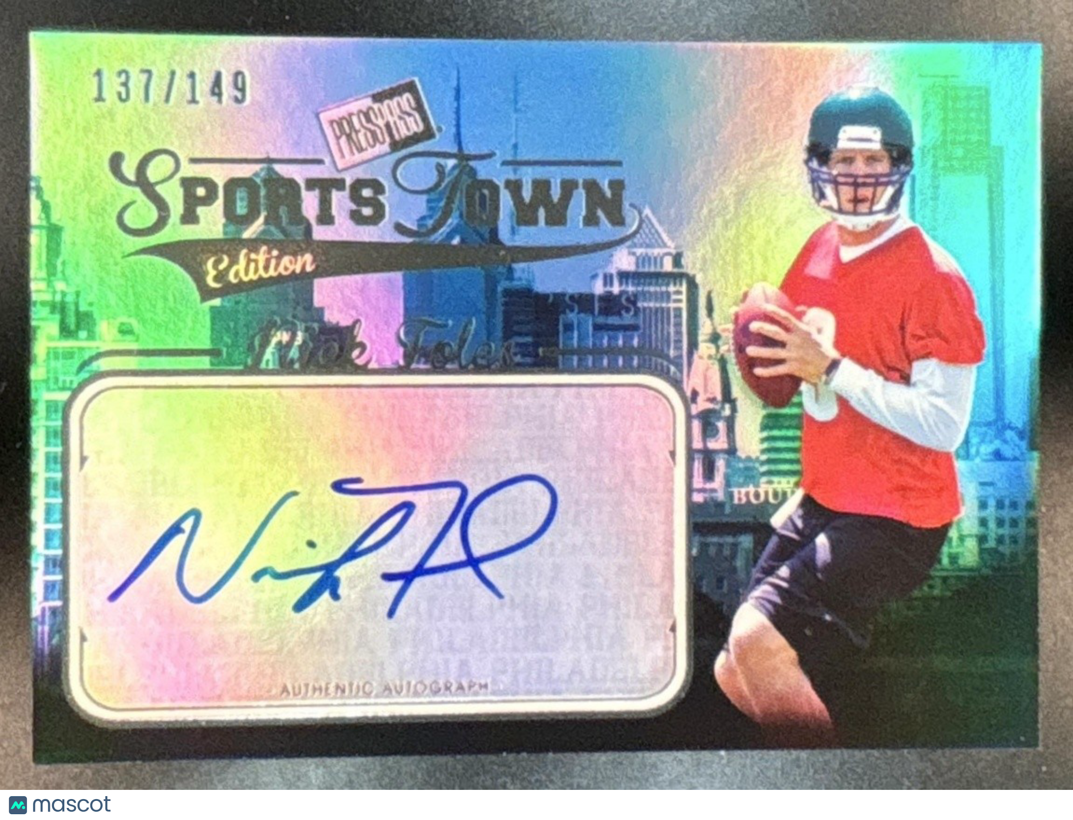 2012 Press Pass Sports Town Edition Autographs Nick Foles /149 Auto Eagles - Sports Cards