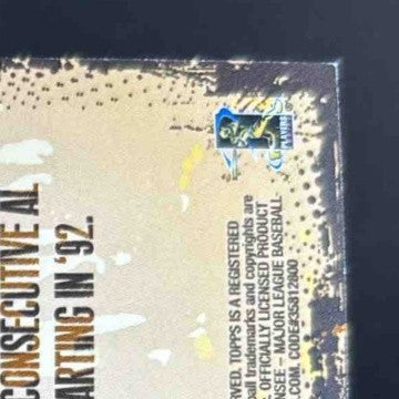 2012 Topps Albert Belle Gold Rush Wrapper Redemption #3 - Sports Cards