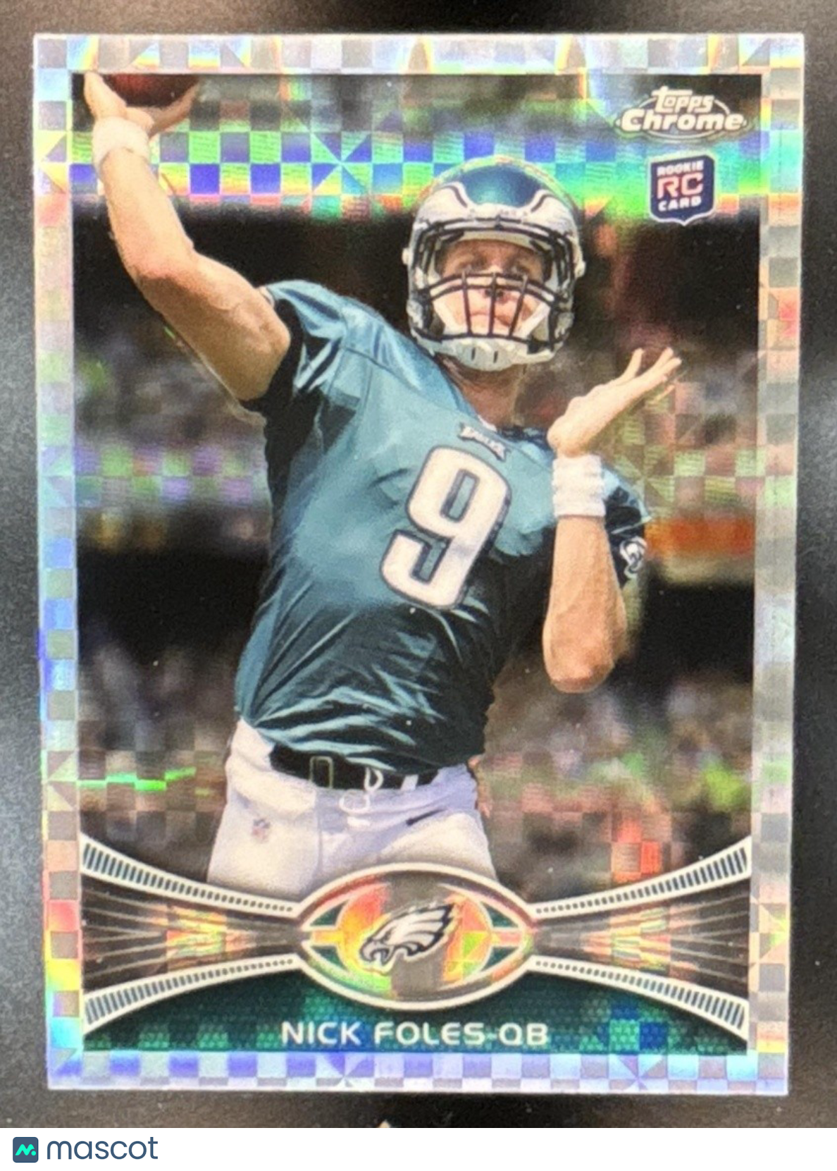 2012 Topps Chrome Nick Foles Xfractors #153 RC Philadelphia Eagles - Sports Cards