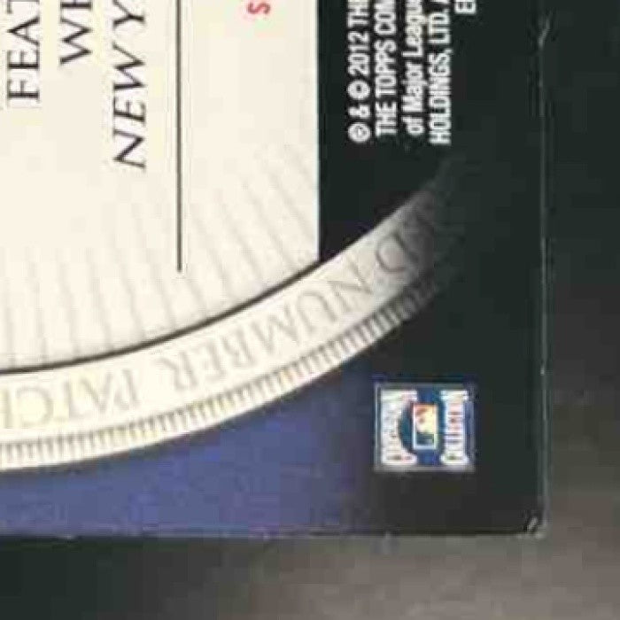 2012 Topps Mickey Mantle Retired Number Patches ’#7’’ - #RN-MM New York Yankees - Sports Cards